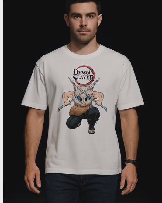 Demon Slayer Printed T-Shirt – Limited Edition Oversized Tshirt